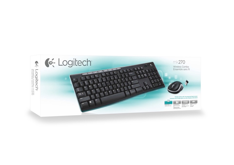 Logitech MK270 Combo Tastiera e Mouse Wireless