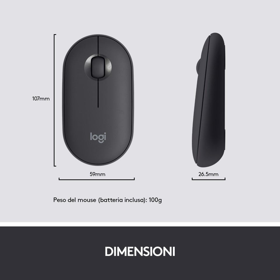 Logitech MK470 Kit Mouse e Tastiera Wireless