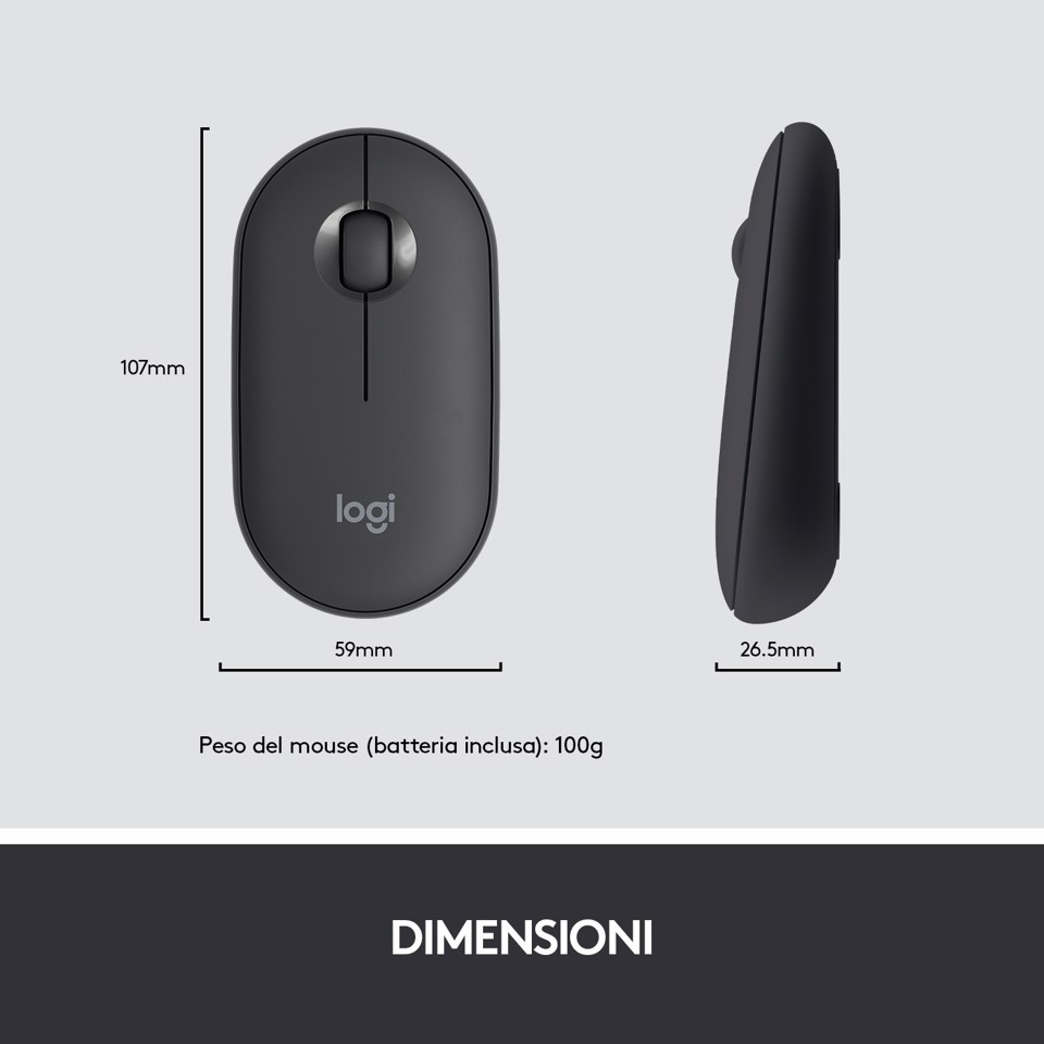 Logitech MK470 Kit Mouse e Tastiera Wireless