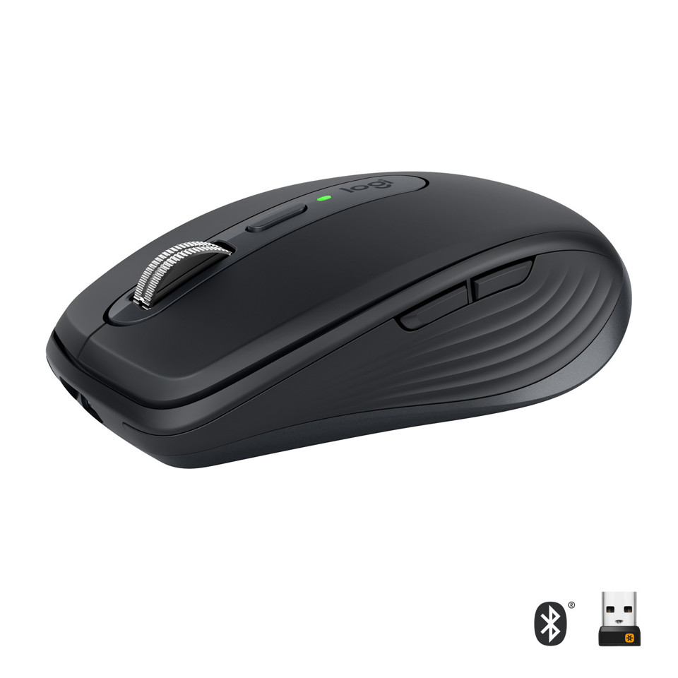 Logitech MX Anywhere 3 mouse Mano destra Wireless a RF + Bluetooth 4000 DPI
