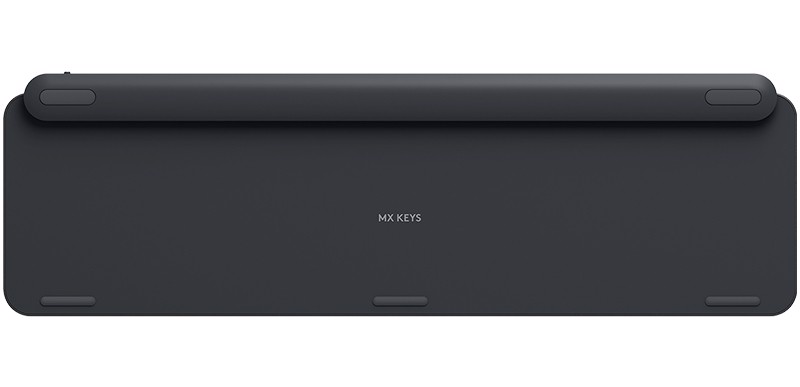 Logitech , MX Keys, tastiera wireless avanzata con illuminazione, digitazione reattiva, retroilluminazione, Bluetooth, USB-C, Apple, macOS, Microsoft Windows, Linux, iOS, Android, struttura in metallo