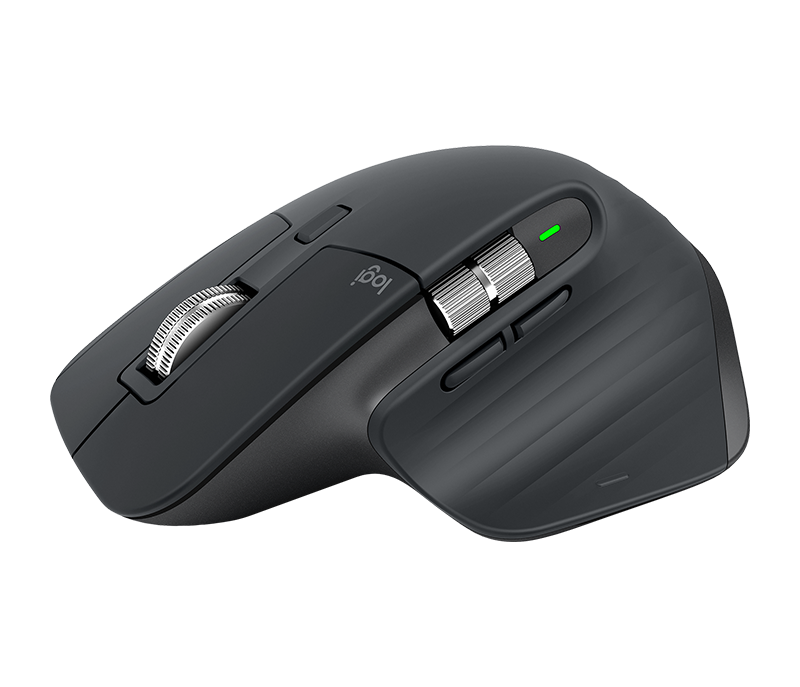 Logitech MX Master 3 mouse Mano destra Wireless a RF + Bluetooth Laser 4000 DPI