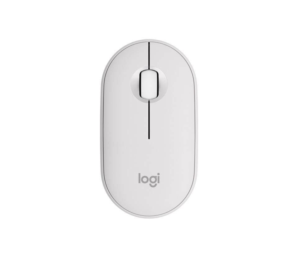 Logitech Pebble 2 M350s mouse Bluetooth (bianco)