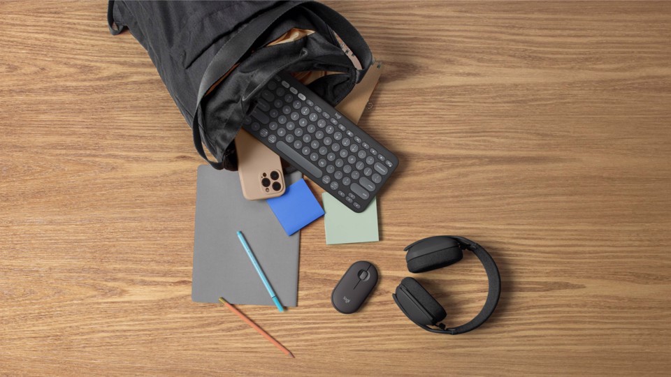 Logitech Pebble 2 M350s mouse Bluetooth (nero)