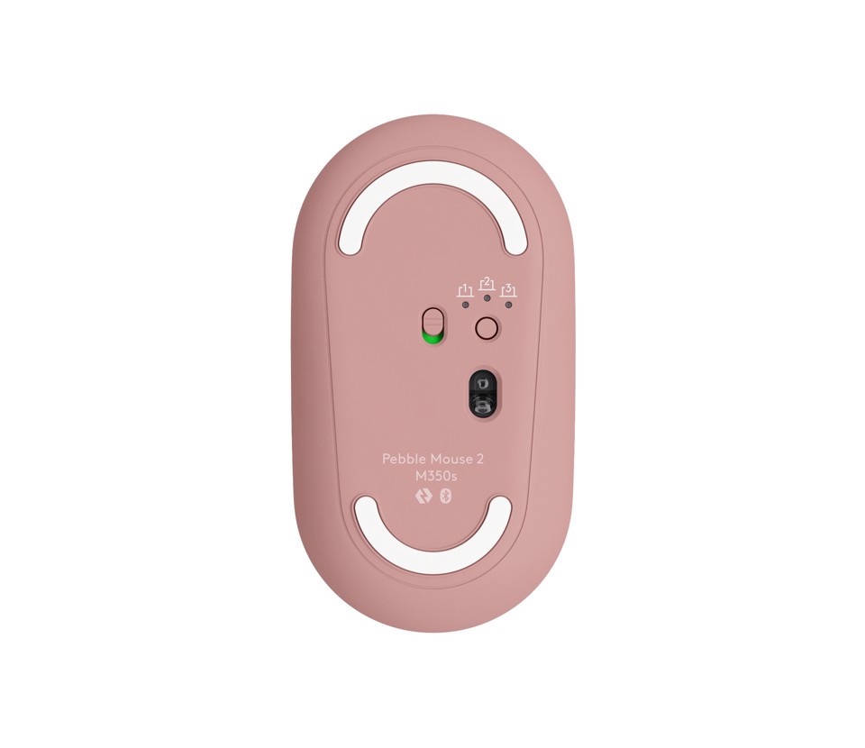 Logitech Pebble 2 M350s mouse Bluetooth (rosa)