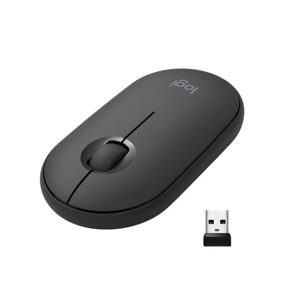 Logitech Pebble M350 mouse Ambidestro Wireless a RF + Bluetooth Ottico 1000 DPI