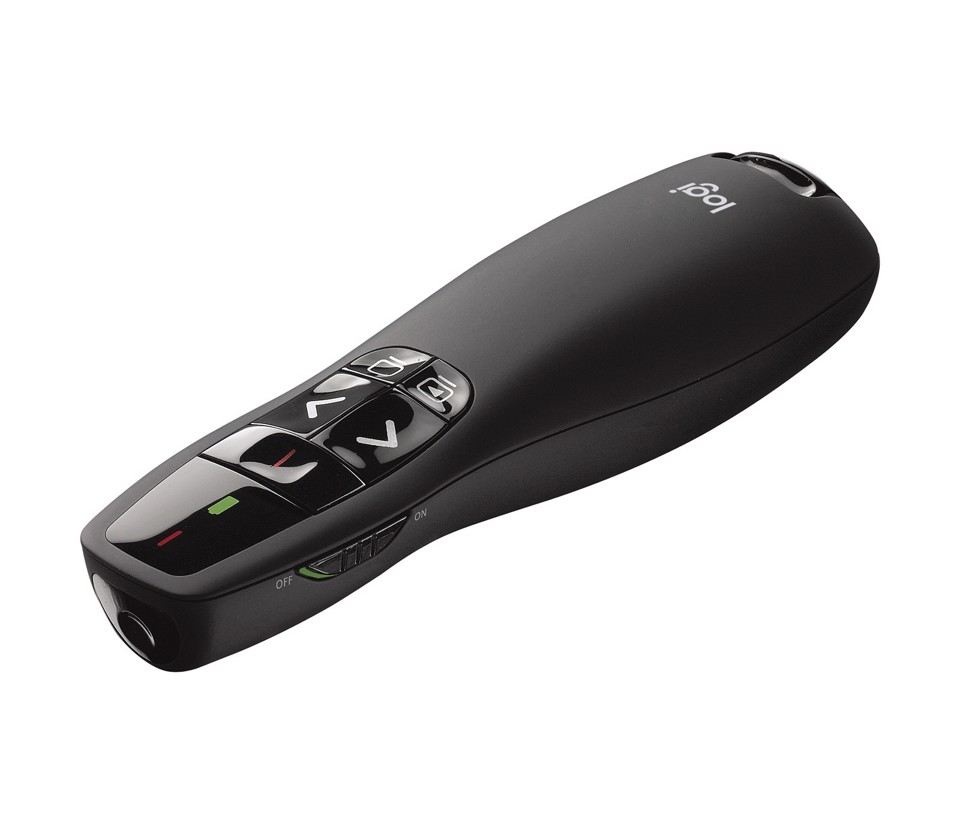 Logitech R400 puntatore wireless RF Nero