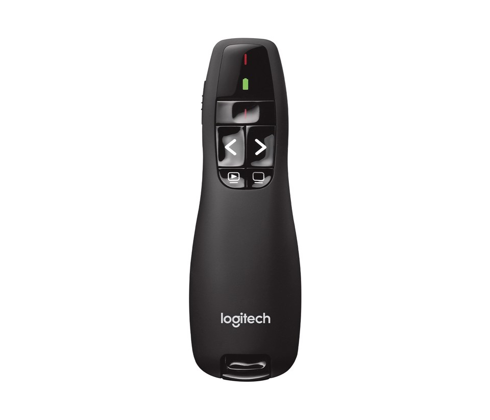Logitech R400 puntatore wireless RF Nero