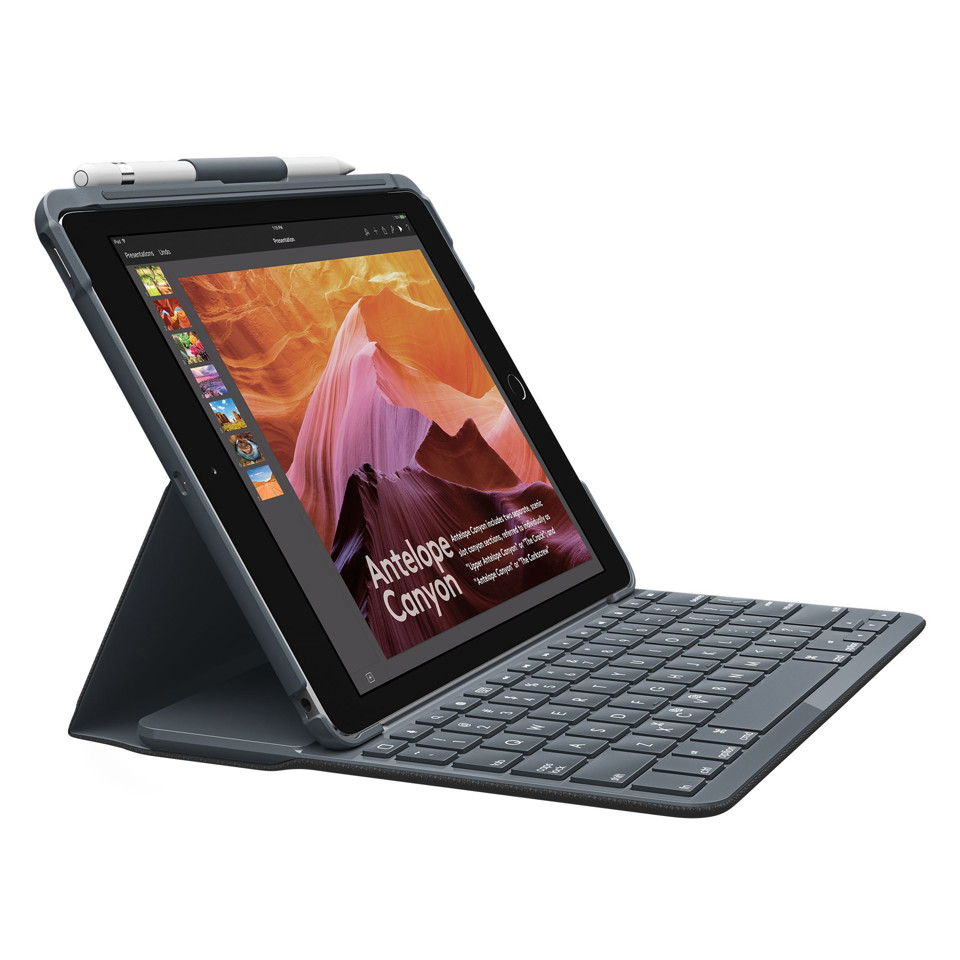 Logitech Slim Folio Nero Bluetooth QWERTY Italiano