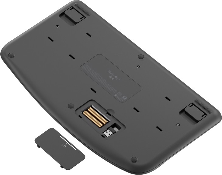 Logitech Wave Keys tastiera ergonomica Bluetooth