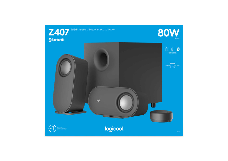 Logitech Z407 Antracite Con cavo e senza cavo 40 W