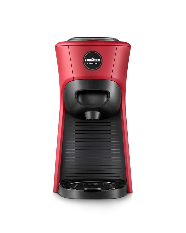 Macchina Tiny color rosso Lavazza a modo mio