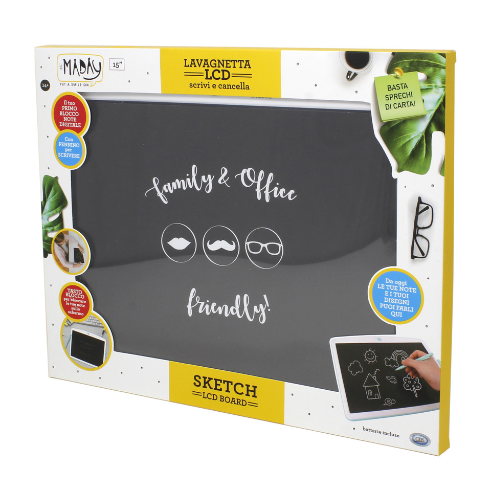 MADAY SKECTH LCD 38,1 cm (15") Bianco