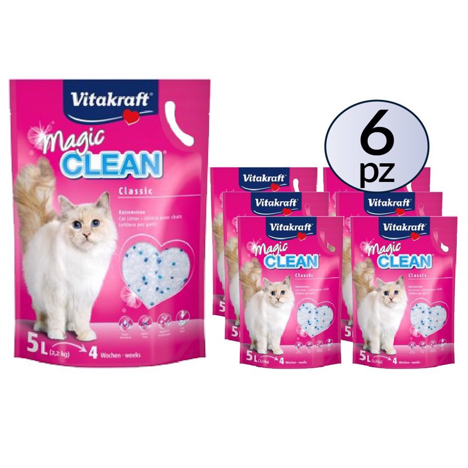 Magic Clean lettiera per gatti PACK 30L