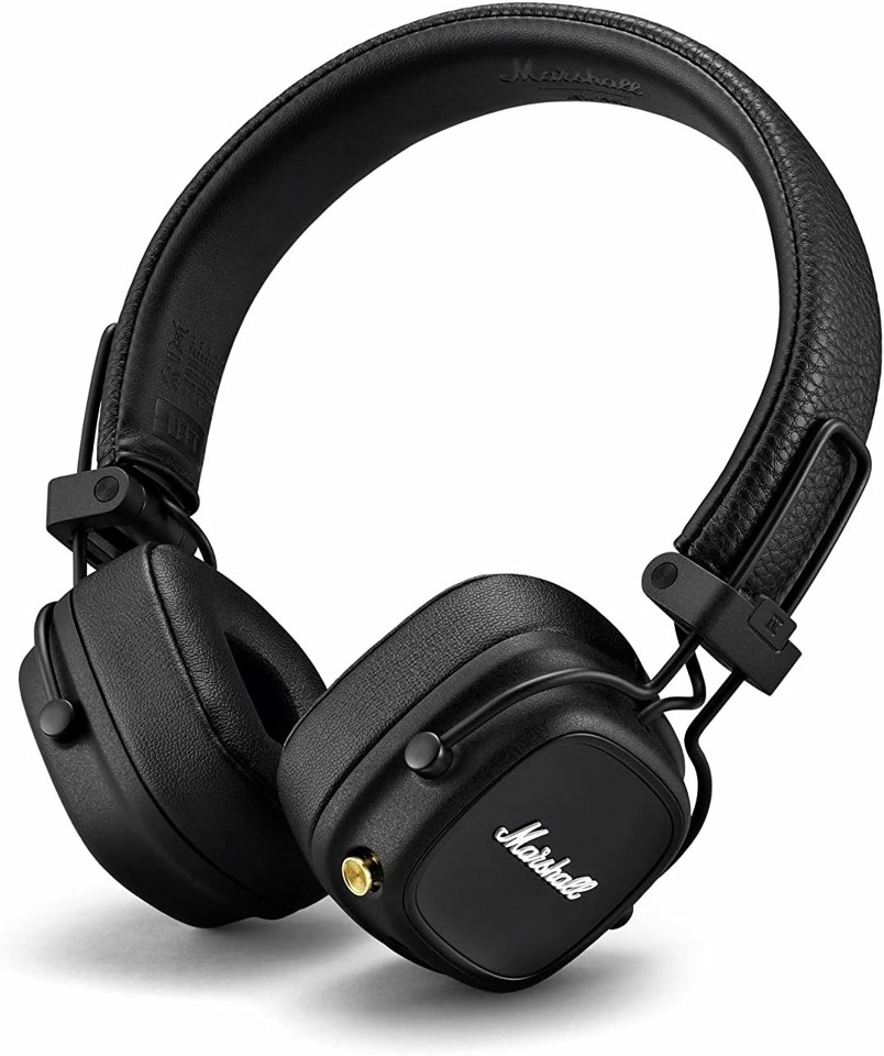 Marshall MAJOR IV Cuffie Con cavo e senza cavo A Padiglione MUSICA USB tipo-C Bluetooth Nero
