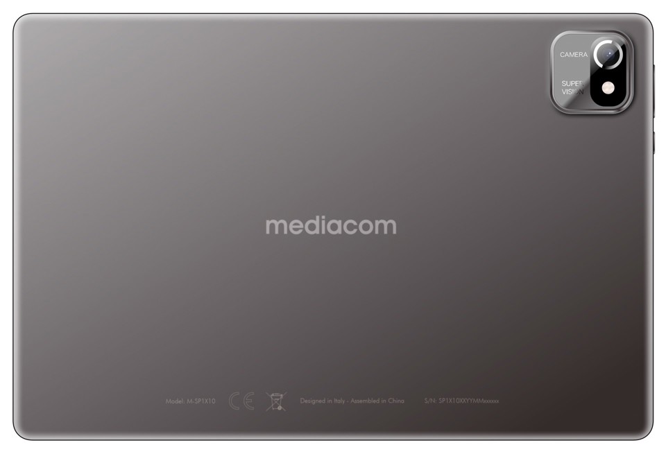 Mediacom SmartPad X10 4G LTE-FDD 32 GB 25,6 cm (10.1") Spreadtrum 2 GB Android 12 Go edition Nero