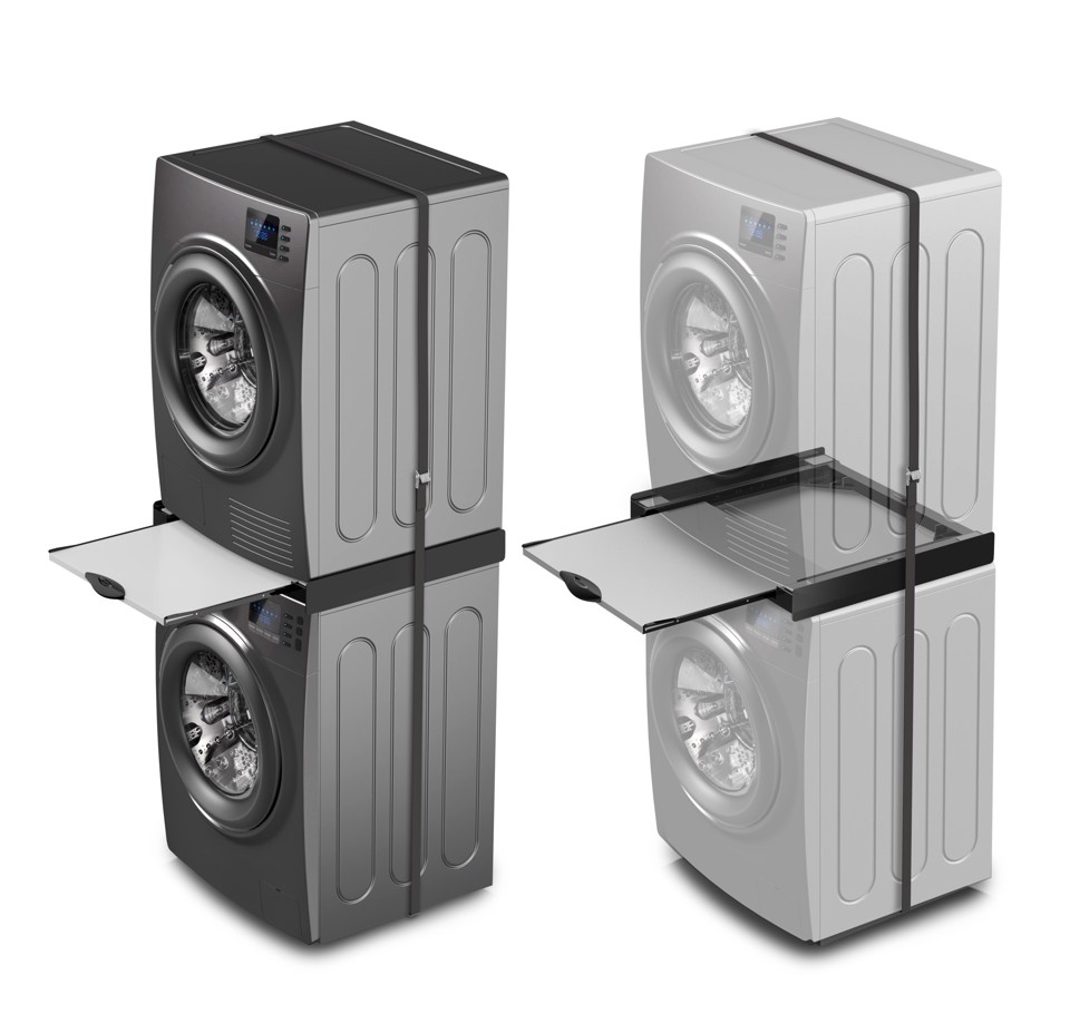 Meliconi 656128 accessorio e componente per lavatrice Kit di sovrapposizione 1 pz