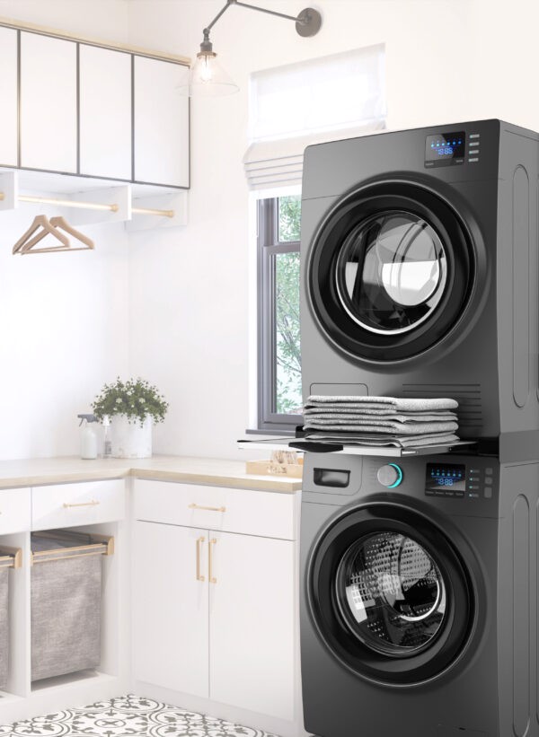 Meliconi 656128 accessorio e componente per lavatrice Kit di sovrapposizione 1 pz