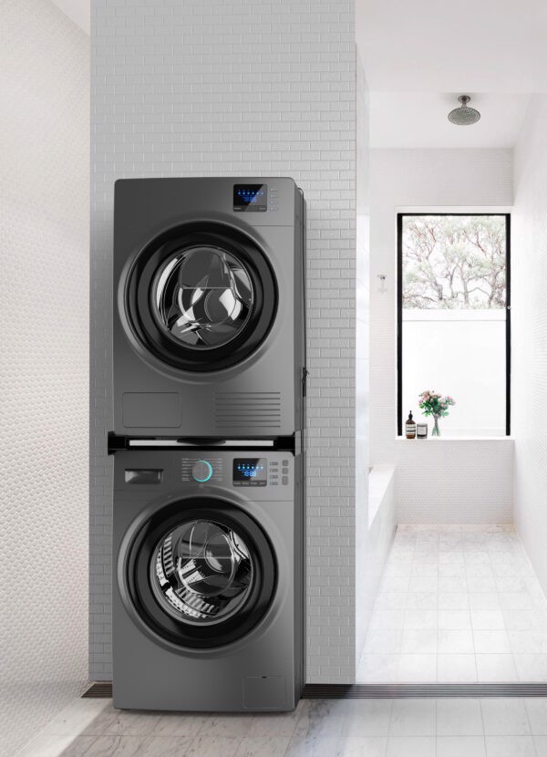 Meliconi 656128 accessorio e componente per lavatrice Kit di sovrapposizione 1 pz