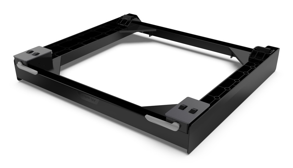Meliconi Base Move Black Base antivibrazione per lavatrice asciugatrice