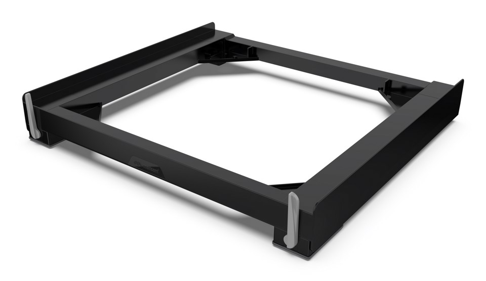 Meliconi Base Move Black Base antivibrazione per lavatrice asciugatrice