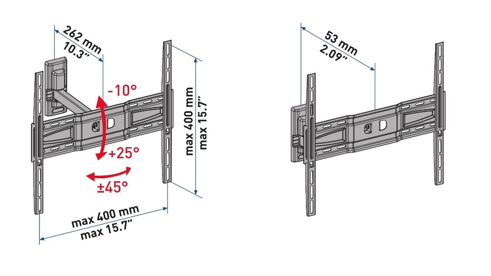 Meliconi CME ER400 139,7 cm (55") Nero