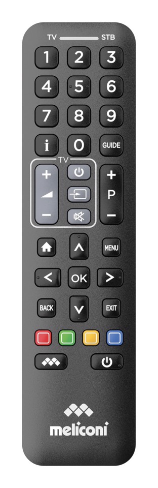 Meliconi Control Duo telecomando IR Wireless TV e Decoder