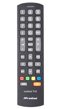 Meliconi Control TV.1 telecomando IR Wireless Pulsanti