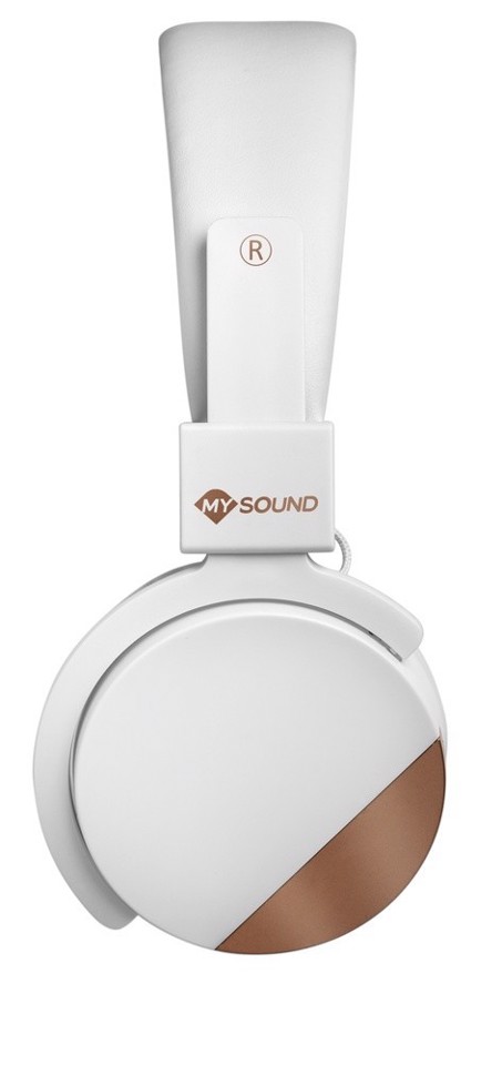 Meliconi MySound Speak Metal Auricolare Cablato A Padiglione Musica e Chiamate Bianco