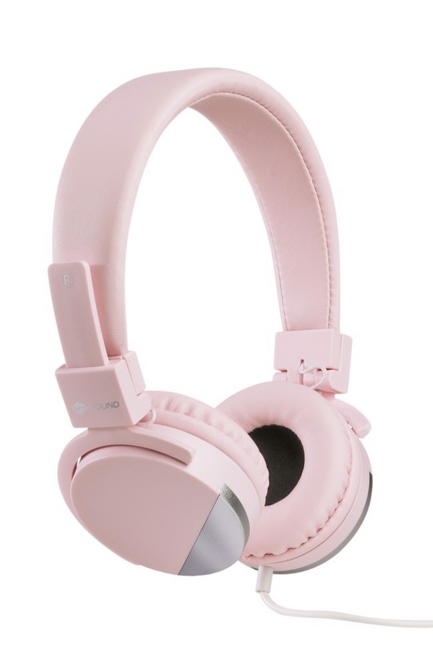 Meliconi MySound Speak Metal Auricolare Cablato A Padiglione Musica e Chiamate Rosa