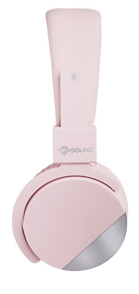 Meliconi MySound Speak Metal Auricolare Cablato A Padiglione Musica e Chiamate Rosa