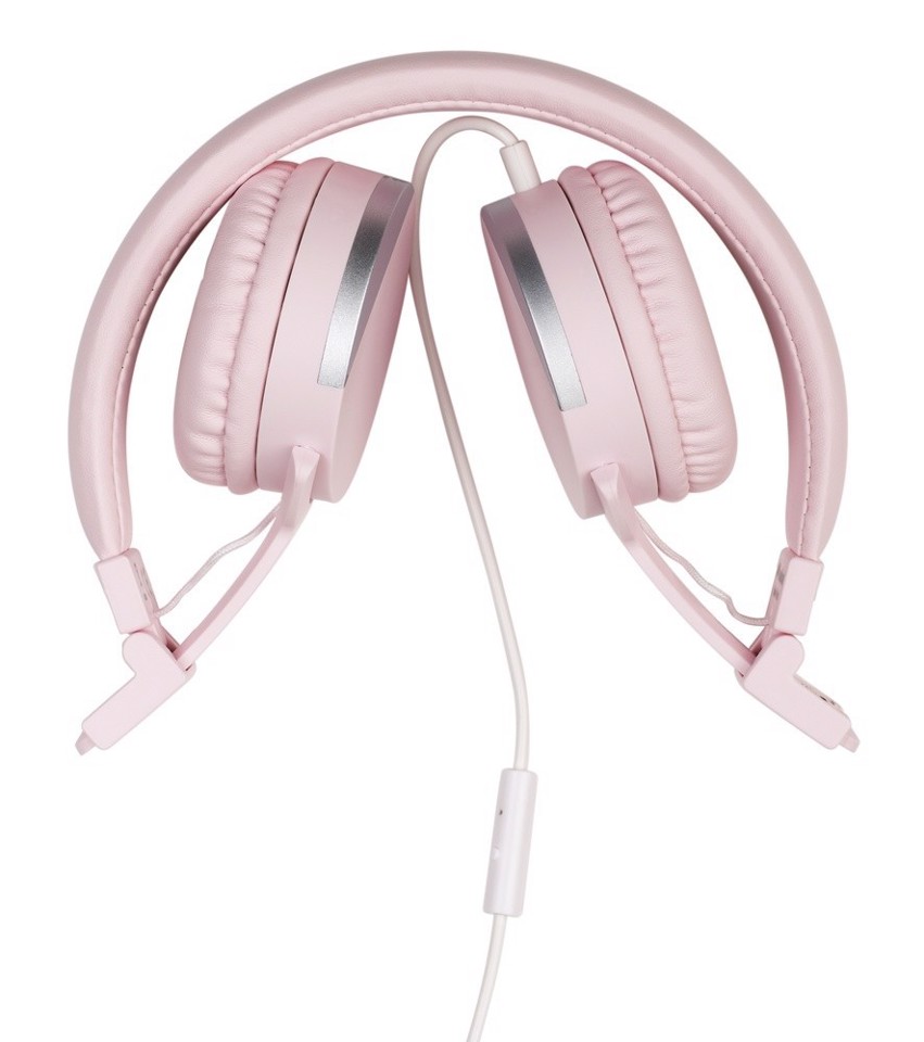 Meliconi MySound Speak Metal Auricolare Cablato A Padiglione Musica e Chiamate Rosa