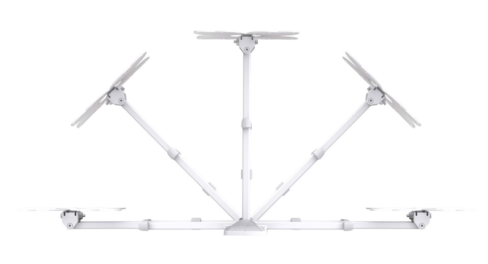 Meliconi Slimstyle Plus 100-200 SPIN SDR 109,2 cm (43") Bianco