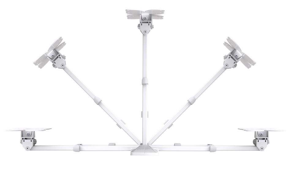 Meliconi Slimstyle Plus 100-200 SPIN SDR 109,2 cm (43") Bianco