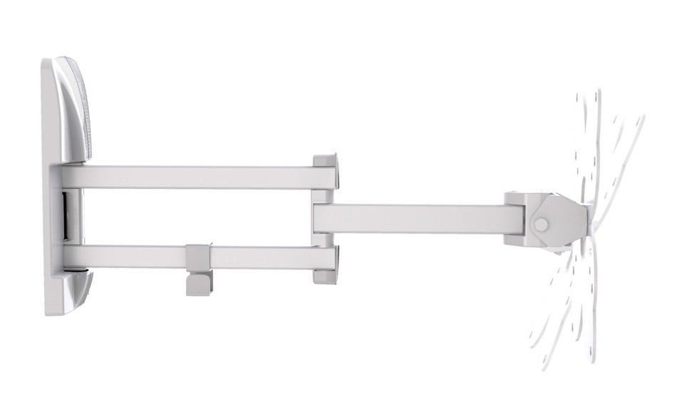 Meliconi Slimstyle Plus 100-200 SPIN SDR 109,2 cm (43") Bianco