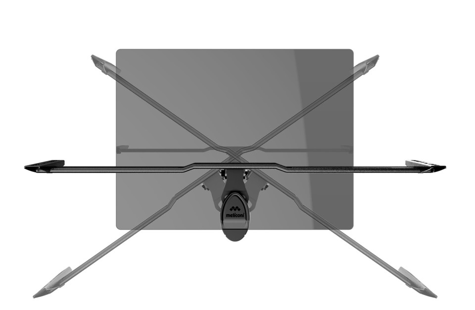 Meliconi Stand 600 Floor 2,08 m (82") Nero