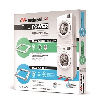 Meliconi The Tower accessorio e componente per lavatrice Kit di sovrapposizione 1 pz
