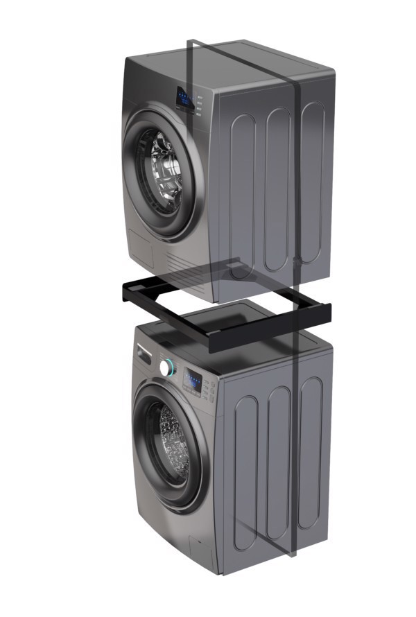 Meliconi Torre Noir Kit di sovrapposizione lavatrice asciugatrice