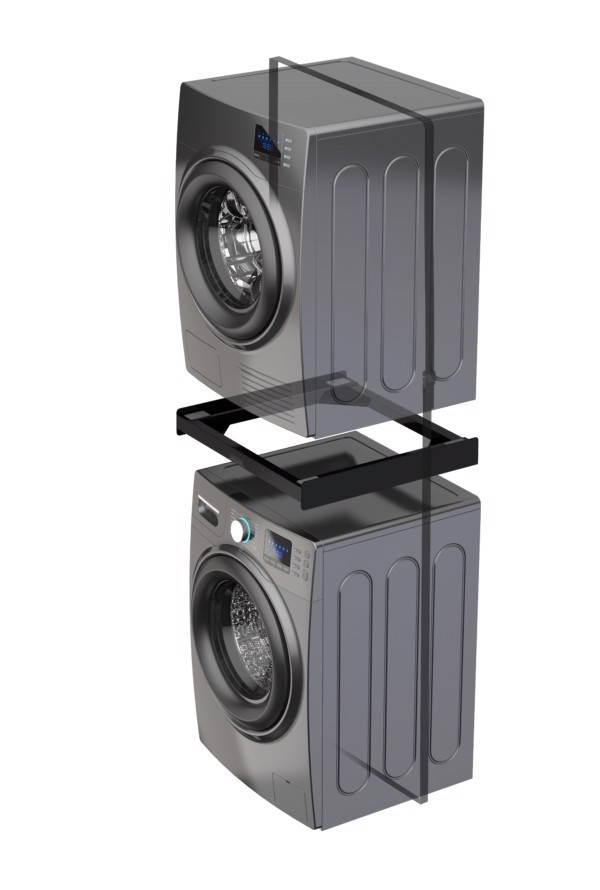Meliconi Torre Noir Kit di sovrapposizione lavatrice asciugatrice