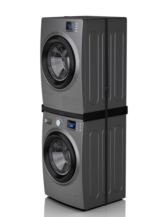 Meliconi Torre Noir Kit di sovrapposizione lavatrice asciugatrice