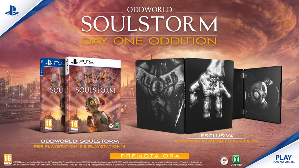 Microids Oddworld: Soulstorm Day One Edition Inglese, ITA PlayStation 5