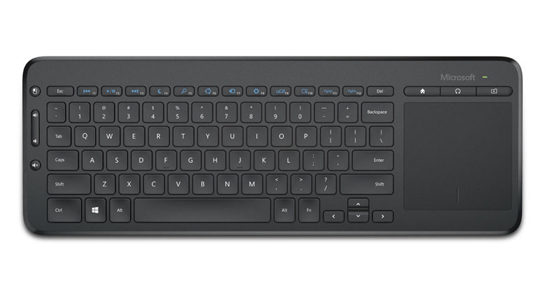 Microsoft All-in-One Media Keyboard tastiera RF Wireless Inglese Nero