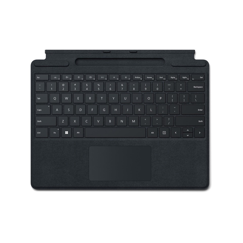 Microsoft Surface Pro X Signature Keyboard with Slim Pen Bundle Nero Microsoft Cover port QWERTY Italiano