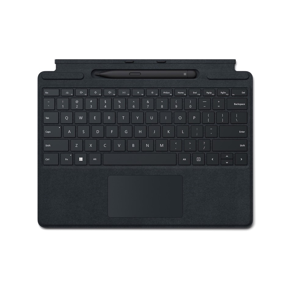 Microsoft Surface Pro X Signature Keyboard with Slim Pen Bundle Nero Microsoft Cover port QWERTY Italiano