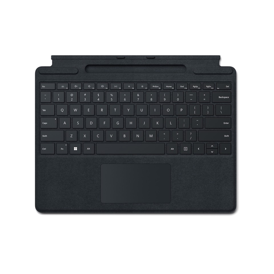 Microsoft Surface Pro X Signature Keyboard with Slim Pen Bundle Nero Microsoft Cover port QWERTY Italiano