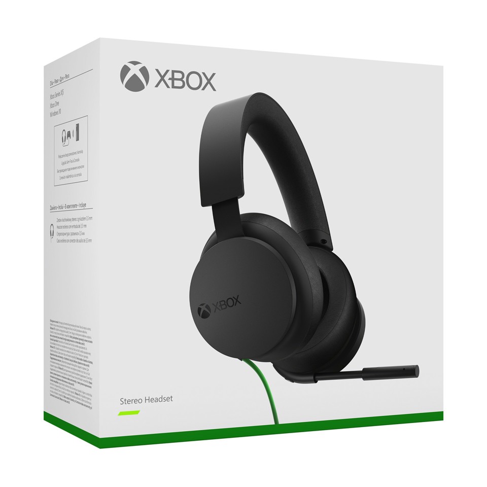 Microsoft Xbox Stereo Headset Cuffia A Padiglione Connettore 3.5 mm Nero