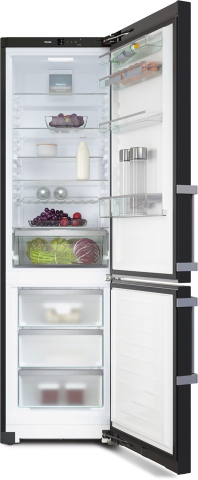 Miele 12430860 frigorifero con congelatore Libera installazione 371 L Nero