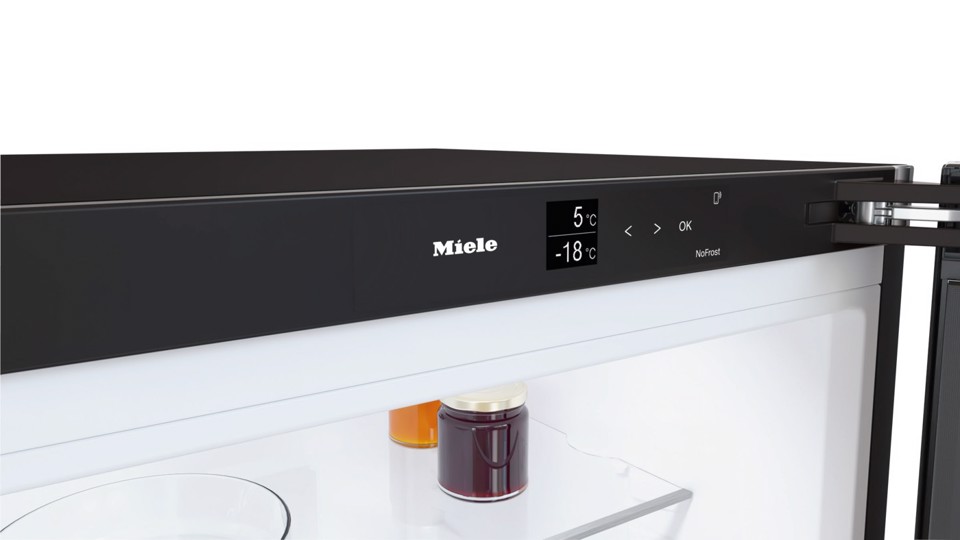 Miele 12430860 frigorifero con congelatore Libera installazione 371 L Nero