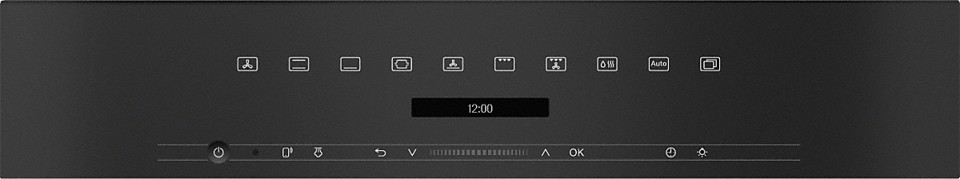 Miele H 7164 B 76 L A+ Nero, Acciaio inossidabile