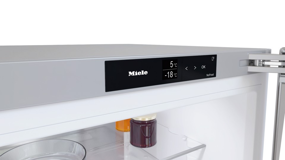 Miele KFN 4795 AD Libera installazione 371 L Argento, Acciaio inox
